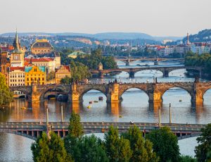 Prag er smuk om morgenen