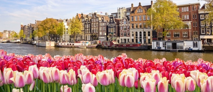 Amsterdam i april
