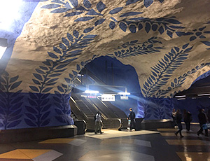 Tre anderledes oplevelser i Stockholm - Kunst i undergrunden