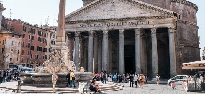 De bedste seværdigheder i Rom - Pantheon