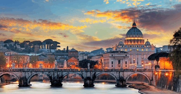Peterkirken i Vatikanet og Rom